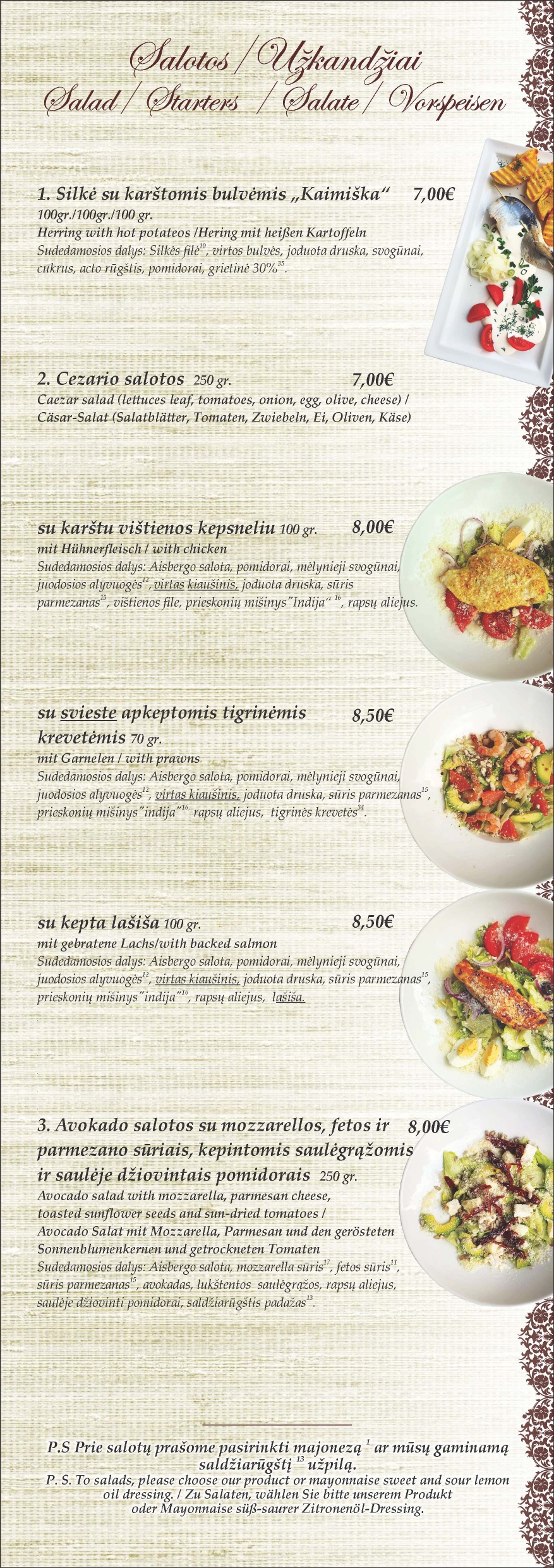 Menu 5