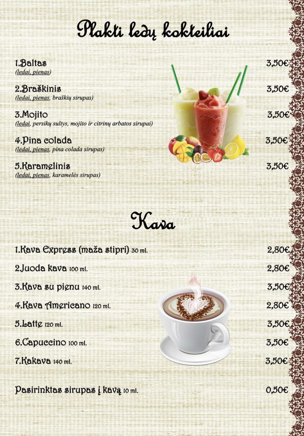 Menu 11