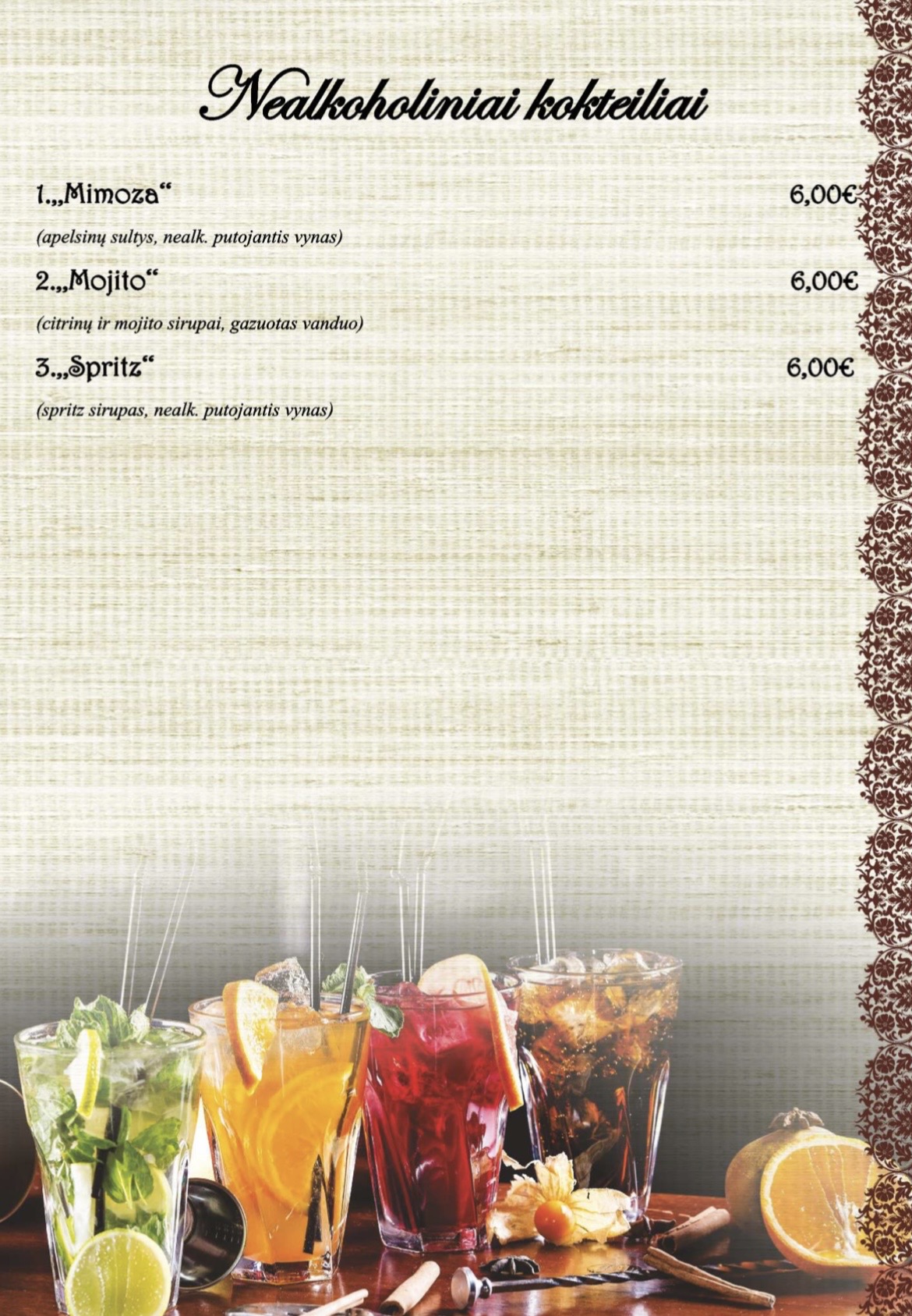 Menu 19