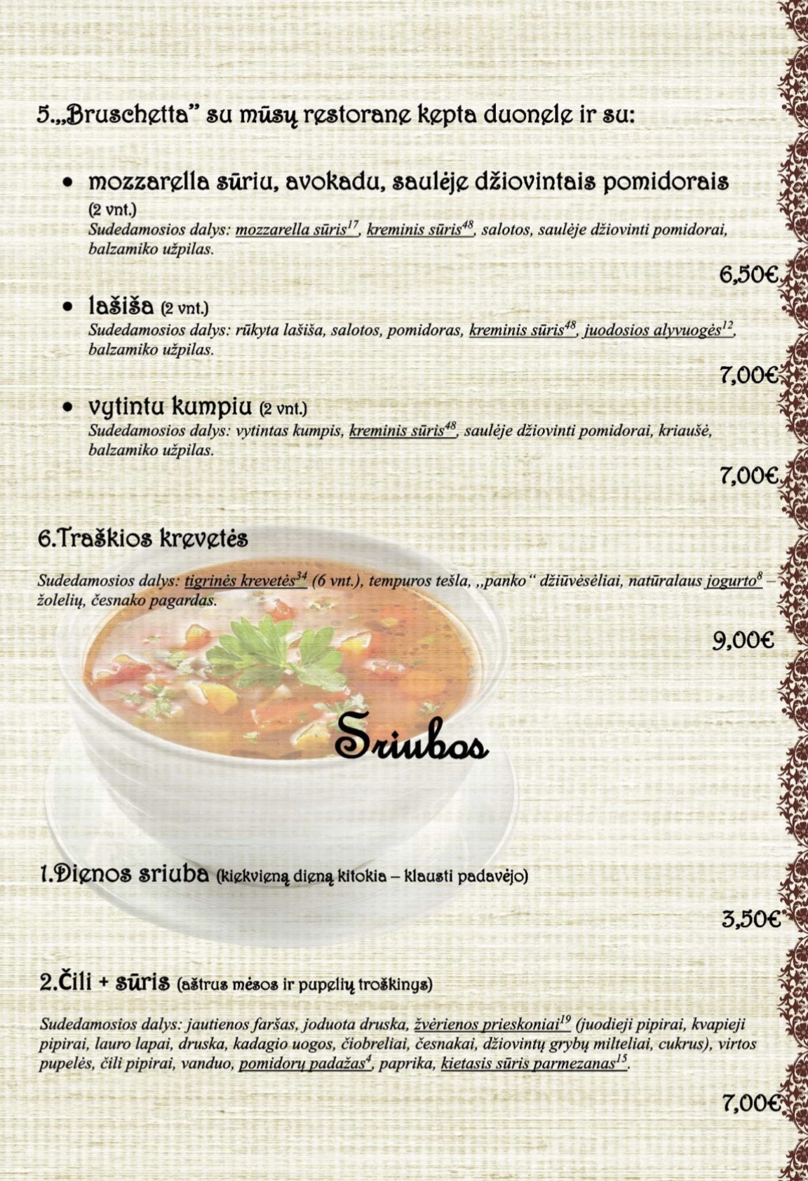 Menu 3