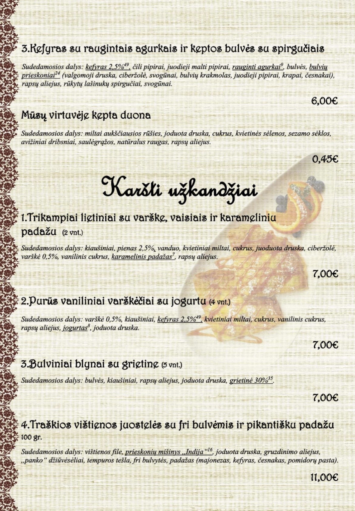 Menu 4