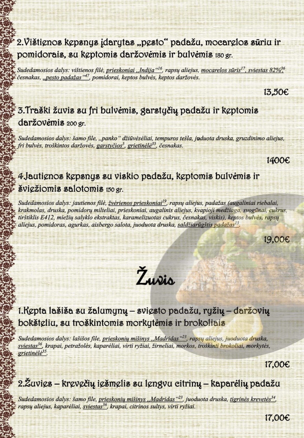 Menu 6