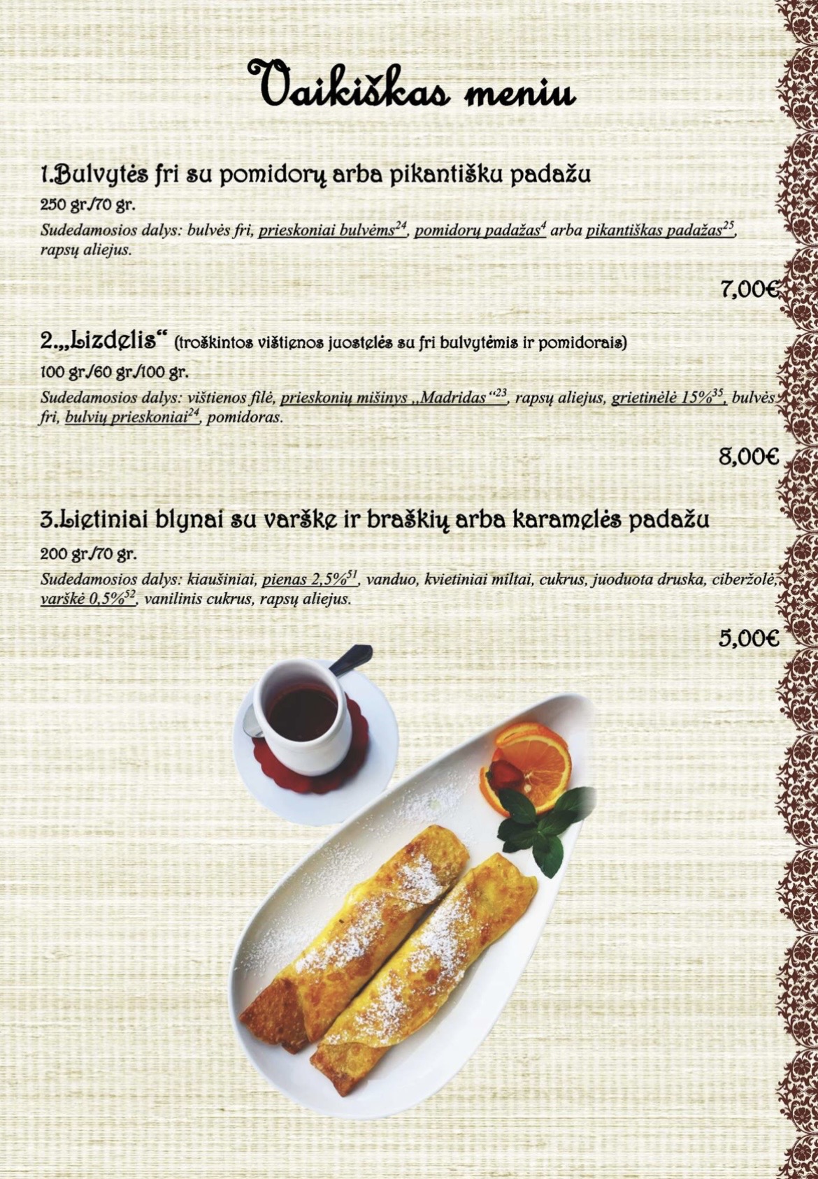Menu 7