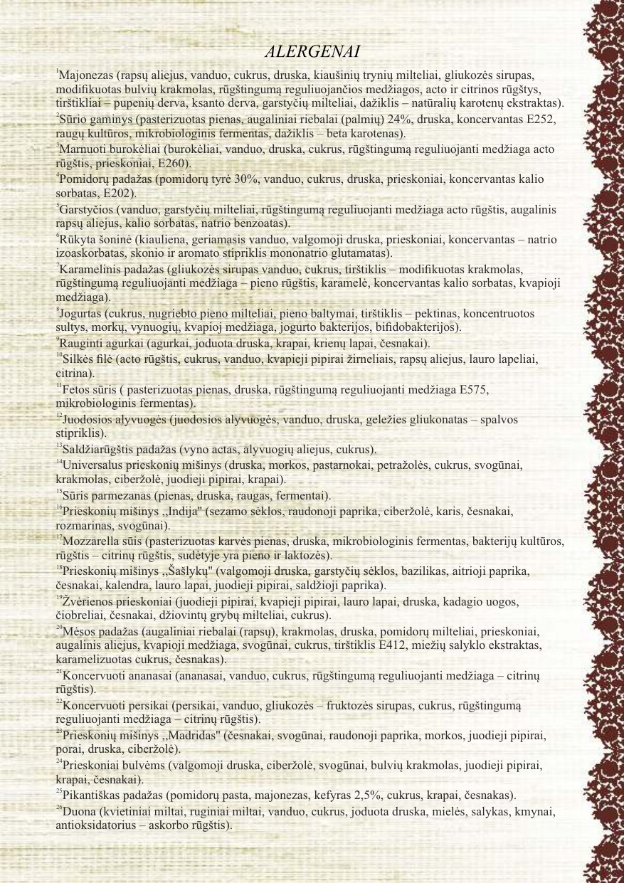 Menu 11