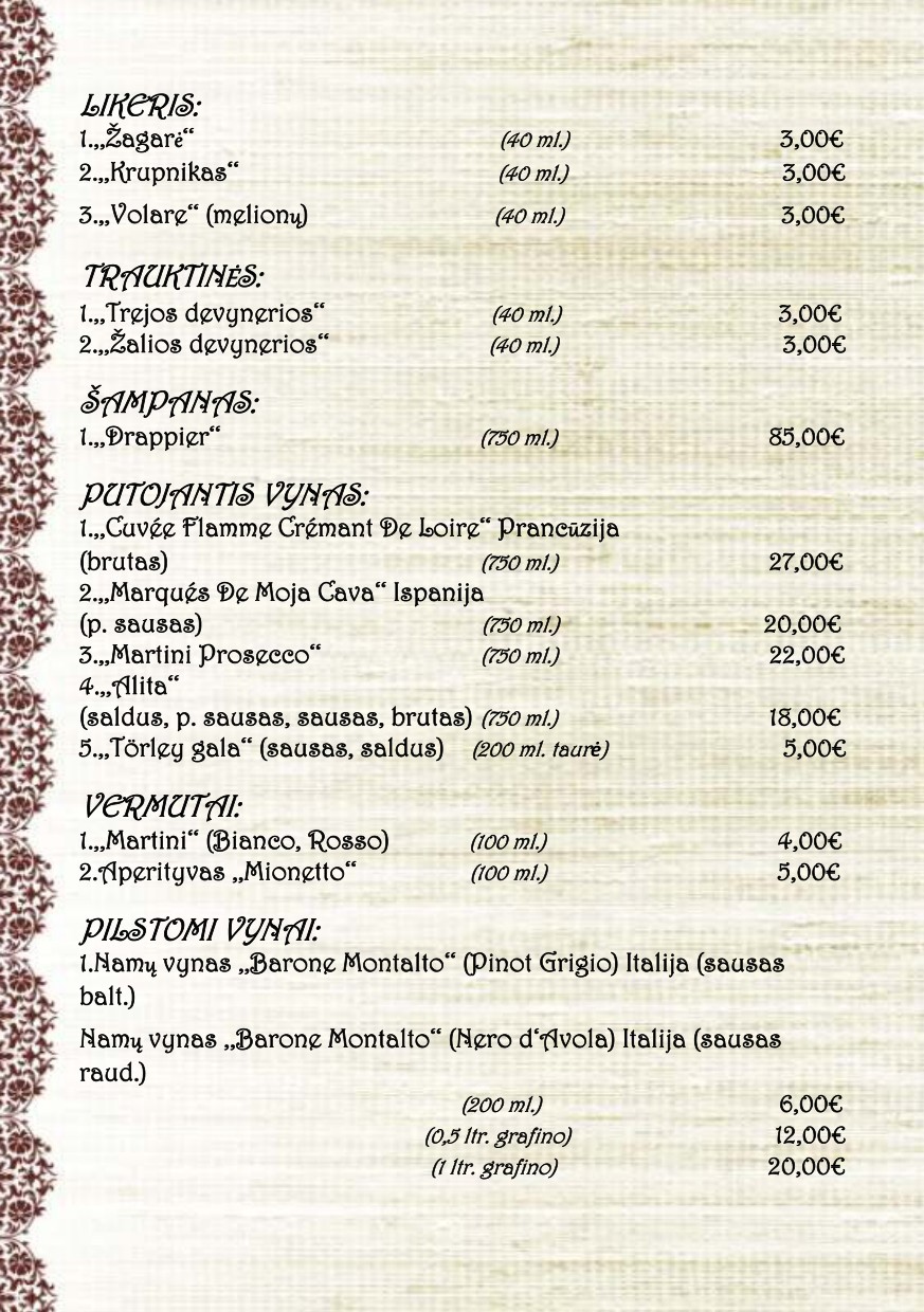 Menu 14