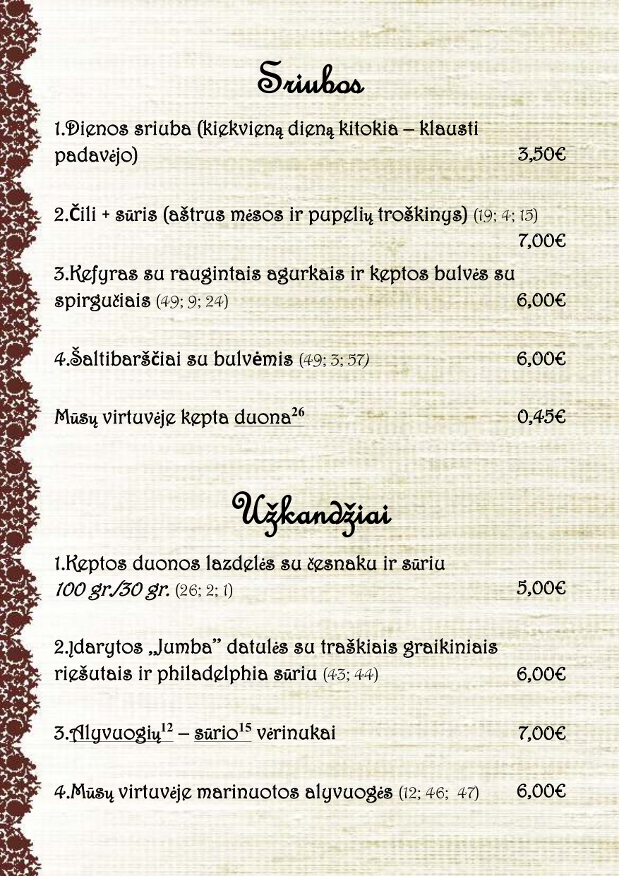 Menu 2