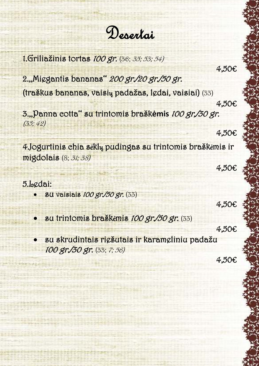 Menu 7